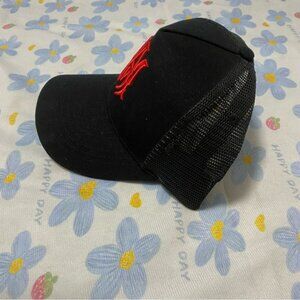 Amiri Black Mesh Adjustable Baseball Cap